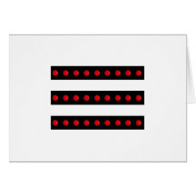 Bars Greeting Card