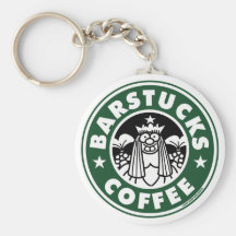BarStucks Coffee Keychain
