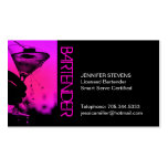 Bartender Business Card