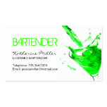 Bartender Business Card