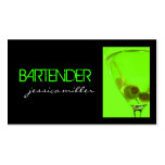Bartender Business Card