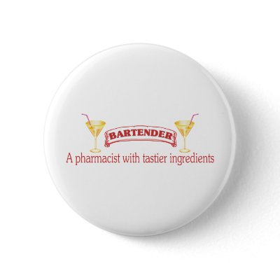 Bartender Buttons by OneStopGiftShop