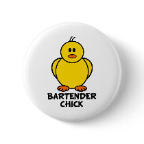 Bartender Chick Buttons