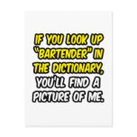 Bartender In Dictionary...My Picture