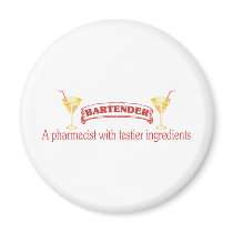 Bartender Refrigerator Magnet