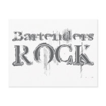 Bartenders Rock Post Cards