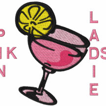 Bartender's Shirt Embroidered with Cocktail