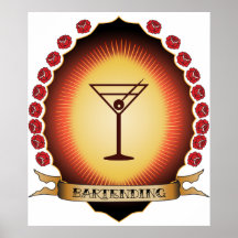 Bartending Mandorla Print