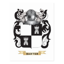 Barter Coat of Arms (Family Crest) Post Cards