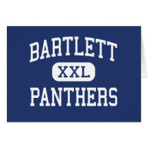 Bartlett - Panthers - High - Memphis Tennessee Greeting Cards