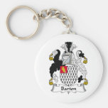 Barton Family Crest Keychains
