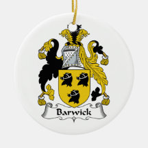 Barwick Family Crest Ornament