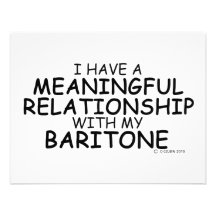 Baryton signicatif de rapport invitations personnalisables