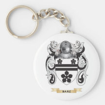 Barz Coat of Arms (Family Crest) Key Chain