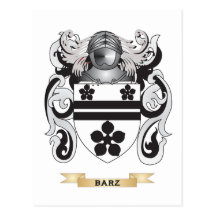 Barz Coat of Arms (Family Crest) Postcards