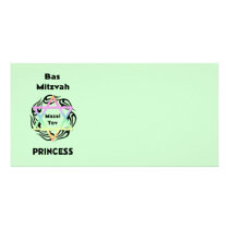 Bas Mitzvah Princess Photo Greeting Card