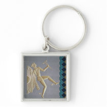 Bas-relief depicting Mercury keychains