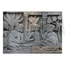 Bas-Relief Figures Greeting Card
