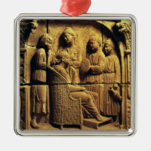 Bas relief of a hairdresser, Roman Christmas Ornament
