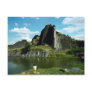 Basalt rock formation, Devil's Wall, Czech Republi Postcard