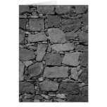 Basalt wall greeting card