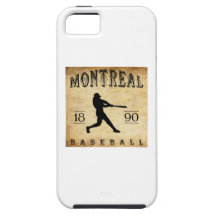 Base-ball 1890 de Montréal Québec Canada Étui iPhone 5