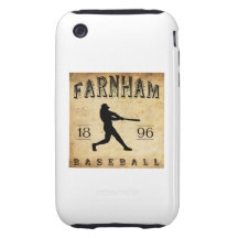 Base-ball 1896 de Farnham Québec Canada Étuis iPhone 3 Tough