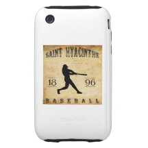 Base-ball 1896 de Hyacinthe Québec Canada de saint Étui iPhone 3 Tough