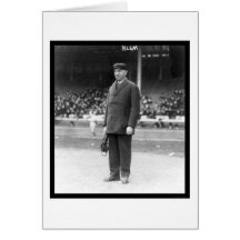 Base-ball 1914 de Bill Klem d'arbitre Carte
