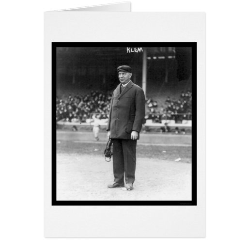 Base-ball 1914 de Bill Klem d'arbitre Carte