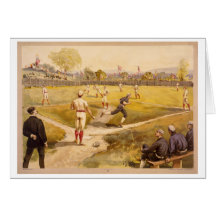 Base Ball Greeting Cards