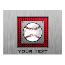 Base-ball ; Regard en aluminium balayé Carte Postale