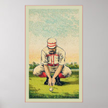 Base-ball vintage Print~ 1887 Posters