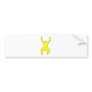 BASE Jumper Silhouette Free Falling Jump Bumper Sticker