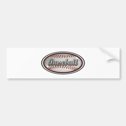 Baseball 1 bumper sticker