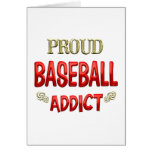 Baseball Addict Greeting Cards