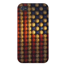 Baseball American Flag Art iPhone 5 Case