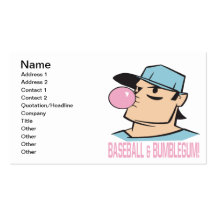 Baseball And Bubblegum Business Card
