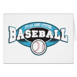 Baseball Attitude Greeting Card