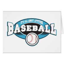Baseball Attitude Greeting Card