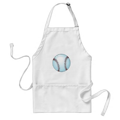 Baseball Ball 4 Aprons by TeeZazzle