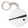 baseball bat and ball icon keychain