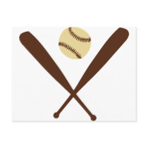 Baseball Bat Postcard