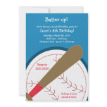 BASEBALL Batter Up Birthday Invitation