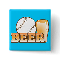 BASEBALL & BEER design by The Beer Shop Button