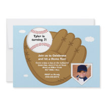 Baseball Birthday Party Invitation