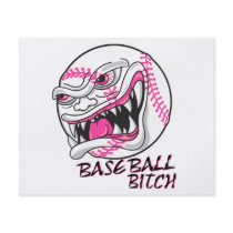 baseball bitch girl baseball player fan design flyer design