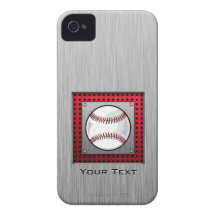 Baseball; Brushed Aluminum look