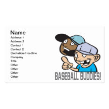 Baseball Buddies Business Cards