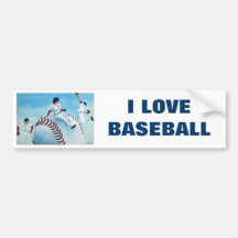 Baseball Bumper Sticker